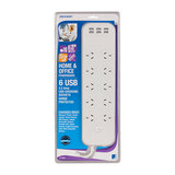 Jackson 10 Way 6 USB Powerboard 1m