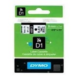 Dymo D1 Label Cassette 9mm x7m (SD40913) - Black on White