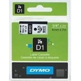 Dymo D1 Label Cassette 6mm x7m (SD43613) - Black on White