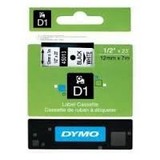 Dymo D1 Label Cassette 12mmx7m (SD45013) - Black on White