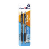 Paper Mate Profile Pen 0.7 Black 2 Pack Box of 6 (2096535)