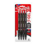 Sharpie Gel 0.7mm Assorted Pack 4 Box 6 (2096174)