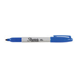 Sharpie Permanent Marker Fine Point Blue Box 12 (30063)