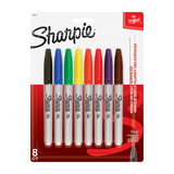 Sharpie Permanent Marker Fine Point Fashn Pack 8 (30217PP)