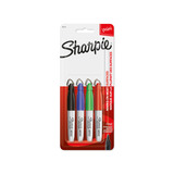 Sharpie Pen Fine Mini Pack 4 Box 6 (35113PP)