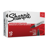 Sharpie Chisel Tip Permanent Marker Black Box 12 (38201)