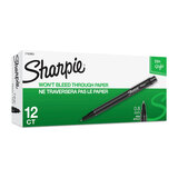 Sharpie Pen Fineliner Black Box 12 (1742663)