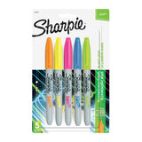 Sharpie Neon Permanent Marker Fine Point Assorted Pack 5 (1860443)