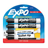 Expo Whiteboard Marker Bullet Tip Black Pack 4 Box 6 (2077055)