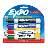 ExpoWhiteboard Marker Bullet Tip Assorted Pack 4 Box 6 (2077059)