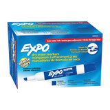 Expo Whiteboard Marker Chisel Tip Blue Box 12 (80003)