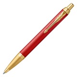 Parker IM Premium Ballpoint Pen Red with Gold Trim