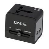 Lindy 2 Port USBA 10.5W Travel