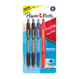 Paper Mate Profile BP 1.0mm RT Pk4 Bx6