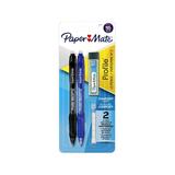 Paper Mate Profile Pnc Blk/Blu Pk2 Bx6