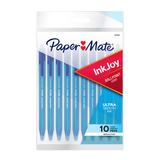 Paper Mate InkJ BP 100RT Blu Pk10 Bx12