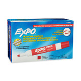 Expo Whiteboard Marker Blullet Tip Red Bx12