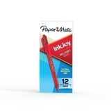 Paper Mate InkJ BP 100RT Red Pk12 Bx12