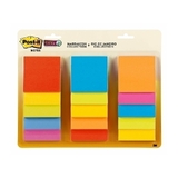 Post-It Super Sticky Notes Assorted Colours 76 x 76mm 15-Pack - Box of 12