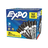 Expo D/E WB Marker CT Blk Bx36