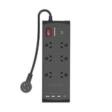 Monster 6 Socket Surge Protection Board with USB-C &amp; USB-A Ports