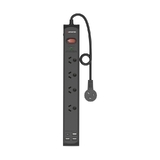 Monster 4 Socket Surge Protection Board with USB-C &amp; USB-A Ports