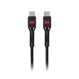 Monster USB-C to USB-C Braided Cable - Black 1.2m