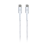 Monster USB-C to USB-C Thermo Plastic Elastometer Cable - White 2m