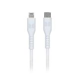 Monster Lightning to USB-C Thermo Plastic Elastometer Cable - White 2m