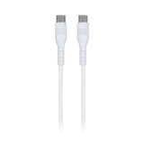 Monster USB-C to USB-C Thermo Plastic Elastometer Cable - White 1.2m