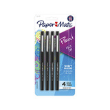 Paper Mate Flair Felt Tip Blk Pk4 Bx6