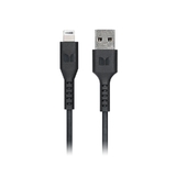 Monster Lightning to USB-A Thermo Plastic Elastometer Cable - Black 2m