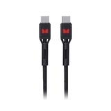 Monster USB-C to USB-C Braided Cable - Black 2m