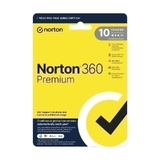 Norton 360 Premium Protection - 1 User 10 Devices 1 Year Sub - ESD Version