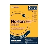 Norton 360 Deluxe Protection - 1 User 5 Devices 1 Year Sub - ESD Version