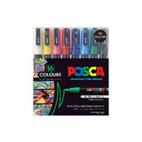 Posca PC-3M Fine Blt Asst Pk16