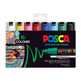 Posca PC-8M Bld Chis Asst Pk16