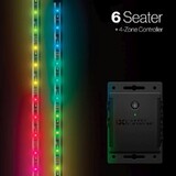 EcoXgear Extreme LED Strips - 6 Seat Cart + LED Controller