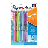 Paper Mate InkJoy Gel Retr Pastl Pk6 Bx6