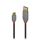 Lindy 3m USB-A 2.0 to USB-C Cable Anthra Line [36888]