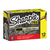 Sharpie Pro Metal Permanent Marker Black Bx12