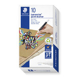 Staedtler Lumo Paint Marker White Bx10