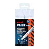 Uni Paint Marker PX20 Wht Ind Pk4
