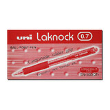 Uni Laknock BPPen 0.7 Red Bx12