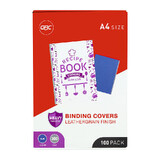 GCB Leathergrain Binding Covers Blue Pk100