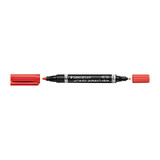 Staedtler Lumo Perm Duo Red Bx10