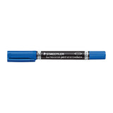 Staedtler Lumo Perm Duo Blue Bx10