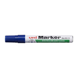 Uni Perm Chisel Marker Blu Bx12