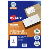 Avery Inkjet Label J8167 1UP Pk50