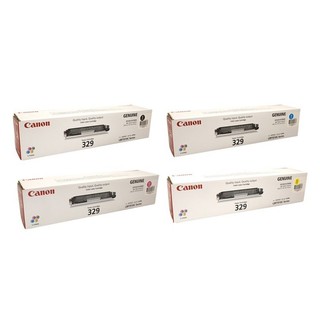 Canon CART-329BK, C, M, Y Set of 4 Colour Toner Cartridges